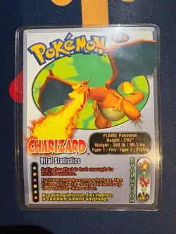 Pokemon Charizard Evolution Cards Wendy’s Kids Promo 2002 #2/15 Original Sleeve - Image 1