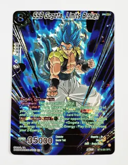 SSB Gogeta Limits Broken BT19-084 SPR Foil Dragon Ball Super Card GOLD OVERLAY🔥 - Image 1