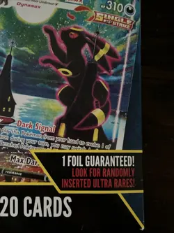 Pokemon Pokemon TCG Umbreon VMAX 25 Card Pack New– Walmart Exclusive Mystery - Image 2