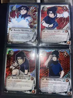 Naruto CCG 80 Foil Card Lot + Binder - Image 2