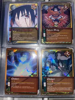 Naruto CCG 80 Foil Card Lot + Binder - Image 3