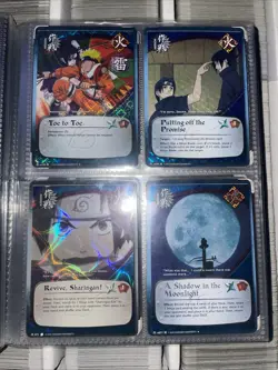 Naruto CCG 80 Foil Card Lot + Binder - Image 5