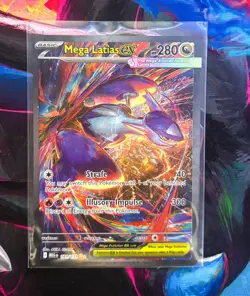 Pokemon TCG Mega Latias EX 181/132 Mega Evolution English Card - Image 1