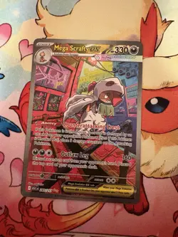 Mega Scrafty ex 285/217 Special Illustration Rare - Pokemon Ascended Heroes - NM - Image 1