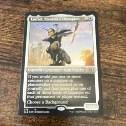 Magic: The Gathering Lae'zel, Vlaakith's Champion Rare Foil Etched CLB 476 - Image 1