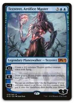 Tezzeret, Artifice Master #79 (NM) Core Set 2019 M19 Magic MTG - Image 1