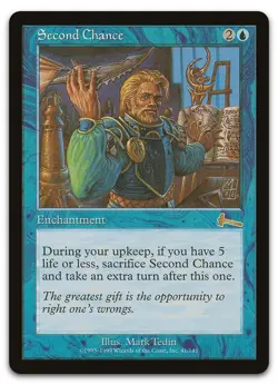 Second Chance #41 (NM) Urza's Legacy ULG Magic MTG - Image 1