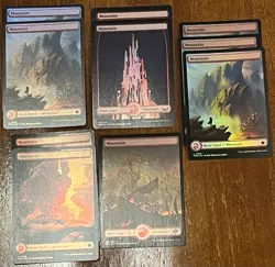 X50 ALL FOIL Full Art Lands See Pics $28.99 Market Value - Image 1