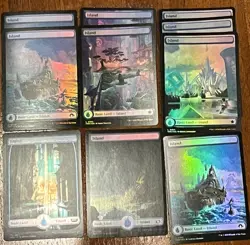 X50 ALL FOIL Full Art Lands See Pics $28.99 Market Value - Image 2