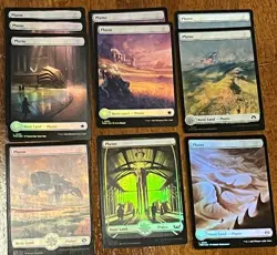 X50 ALL FOIL Full Art Lands See Pics $28.99 Market Value - Image 5