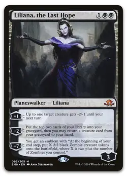 Liliana, the Last Hope #93 (NM) Eldritch Moon EMN Magic MTG - Image 1