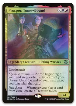 Prosper, Tome-Bound (Display Commander) - Thick Stock (Foil) NM Forgotten Realms - Image 1