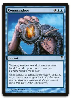 Commandeer #29 (NM) Coldsnap CSP Magic MTG - Image 1