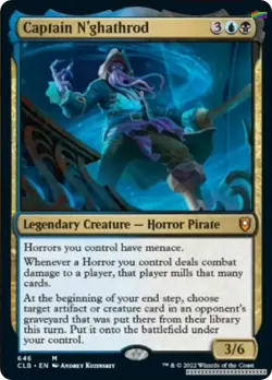 Captain N'ghathrod [CLB - 646] - NM [Foil] TCG MTG - Image 1