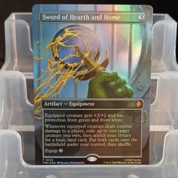 Magic: The Gathering Sword of Hearth and Home Foil Promo Equipment TMNT P0136 EN - Image 1