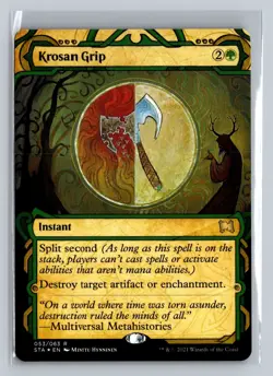 Krosan Grip (STA) Strixhaven: Mystical Archives (Foil Etched) Rare 53/63 MTG NM - Image 1