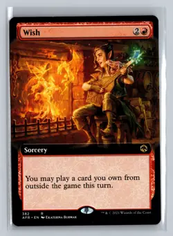 Wish - Extended Art R MTG Adventures in the Forgotten Realms English NM - Image 1
