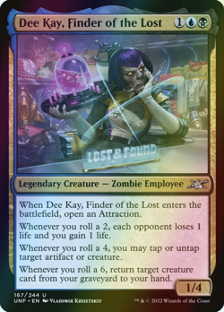 MTG Dee Kay, Finder of the Lost Foil ** Unfinity ** English (NM) - Image 1