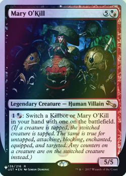 MTG Mary O'Kill Foil ** The List (Unfinity Foil Edition) ** English (NM) - Image 1