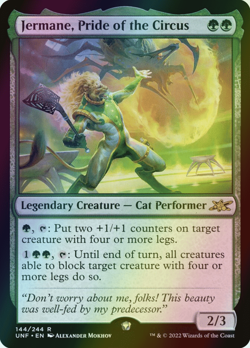 MTG Jermane, Pride of the Circus Foil ** Unfinity ** English (NM) - Image 1