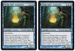 Thada Adel, Acquisitor x2 2x 2010 Worldwake Blue Legendary Creature MTG NM AZ5 - Image 1