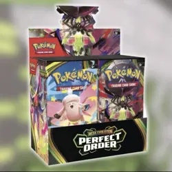 Pokemon TCG Mega Evolution Perfect Order Booster Display Box with 2x BB PRESALE - Image 1