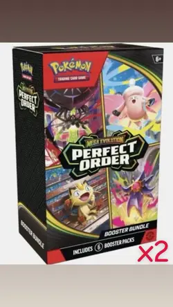 Pokemon TCG Mega Evolution Perfect Order Booster Display Box with 2x BB PRESALE - Image 2