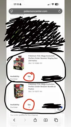 Pokemon TCG Mega Evolution Perfect Order Booster Display Box with 2x BB PRESALE - Image 4