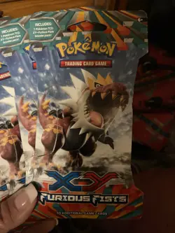 Pokemon TCG: XY Furious Fists Sleeved Booster Packs UNSealed x6 2014 - Image 1