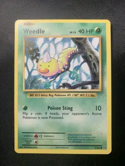 Weedle - 5/108 - Common - Pokemon Tcg Card Mp 2016 - Image 1