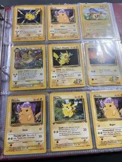 Vintage Box Pokemon Card Collection Lot Binder Wotc Holos Full Arts Base Set - Image 3