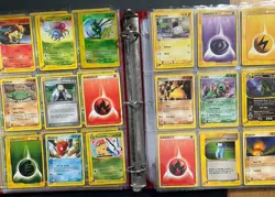 Vintage Box Pokemon Card Collection Lot Binder Wotc Holos Full Arts Base Set - Image 4