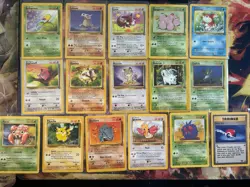 Complete Jungle Unlimited Common 16 Card Set Pokemon LP/MP No Duplicates WOTC - Image 1