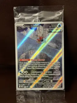 SEALED Iron Bundle 066 Paradox Rift ETB Holo Black Star Promo Pokemon Card - Image 1