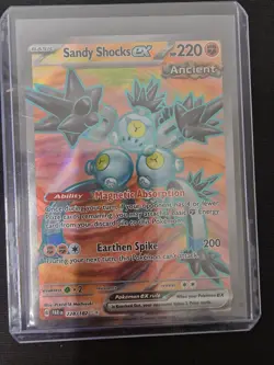 Pokemon TCG Sandy Shocks ex Paradox Rift 228/182 Holo Ultra Rare - Image 1