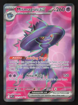 Mismagius ex Ultra Rare Holofoil PFL 112/094 NM Pokemon TCG - Image 1