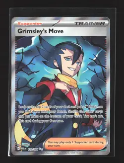 Pokemon ME02: Phantasmal Flames #120/094 Ultra Rare,Holo Grimsley's Move - Image 1