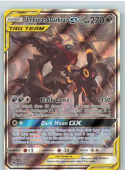 Umbreon & Darkrai GX - SM241 SM241 Holofoil Promo Sun & Moon Promo Pokemon NM - Image 1
