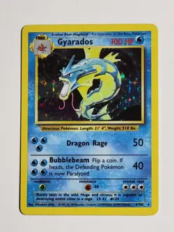 Gyarados - Holo - 6/102 Base Set - Pokemon TCG - 1999 Non-Played - Image 1