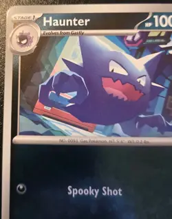 Haunter 055/094 Reverse Holo Uncommon Phantasmal Flames Pokemon TCG - Image 2