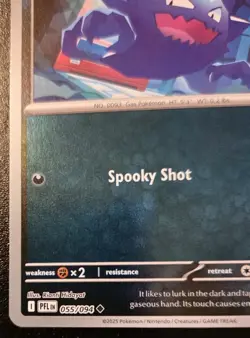 Haunter 055/094 Reverse Holo Uncommon Phantasmal Flames Pokemon TCG - Image 4