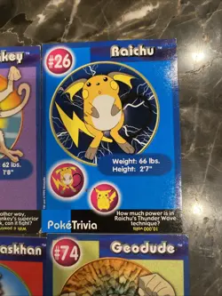 Pokemon Burger King Cards Mewtwo Strikes Back Movie 4 Card Lot - Image 4