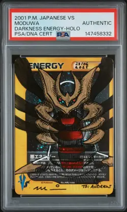Moduwa Pokemon Sketch Giratina 1/1 PSA Authentic Vs series Dark Energy Holo - Image 1