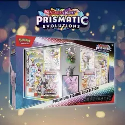 ✅PRESALE ✅Pokemon TCG Prismatic Evolutions Premium Figure Collection Pre Sale - Image 1
