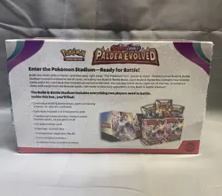Pokemon TCG: Scarlet & Violet Paldea Evolved Build & Battle Stadium New/Sealed - Image 2
