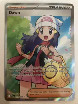 Pokemon Dawn Full Art Holo Trainer 118/094 Me02 Phantasmal Flames English TCG - Image 1