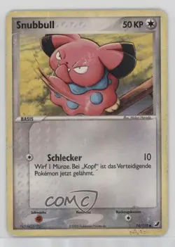 Snubbull German Pokemon EX Unseen Forces #74 2005 - Image 1