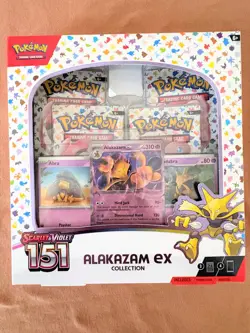 NEW SEALED - POKEMON TCG BOX - SCARLET VIOLET - 151 ALAKAZAM EX COLLECTION - Image 1