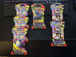 Pokemon Mega Evolution Phantasmal Flames Sleeved Booster Pack - Lot Of 6 - Image 1