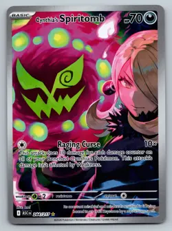 Cynthia's Spiritomb 244/217 Illustration Rare ME: Ascended Heroes Pokemon NM - Image 1
